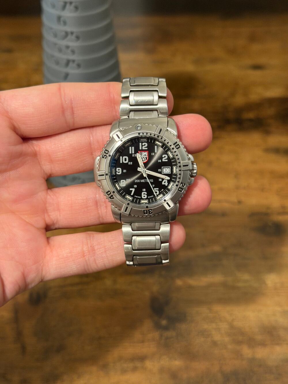 Luminox Modern Mariner 7257 Series 7250 Stainless Steel 200M Quartz Watch